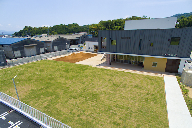 緑川こども園へのアクセスの外観